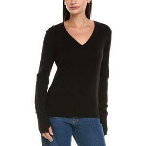 Maison Heritage Womens  Anna Cashmere Sweater, Black